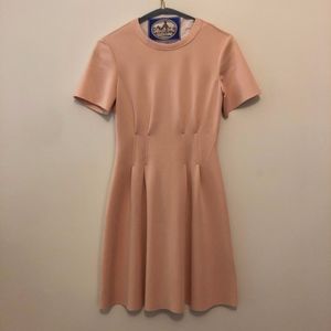 Topshop Pink Short Sleeved Dress